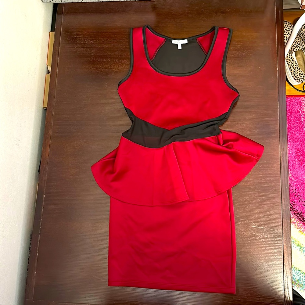 Red & black Charlotte Russe mini dress!